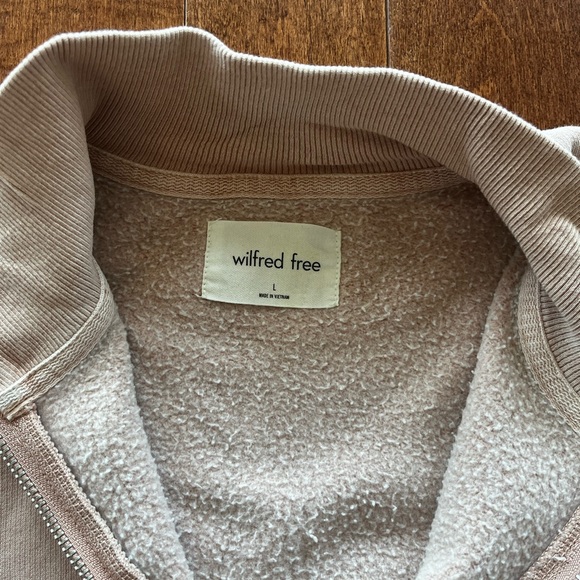 Cropped Wilfred Free half zip sweatshirt - Picture 3 of 3